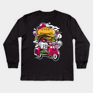 Very Fast Food Kids Long Sleeve T-Shirt